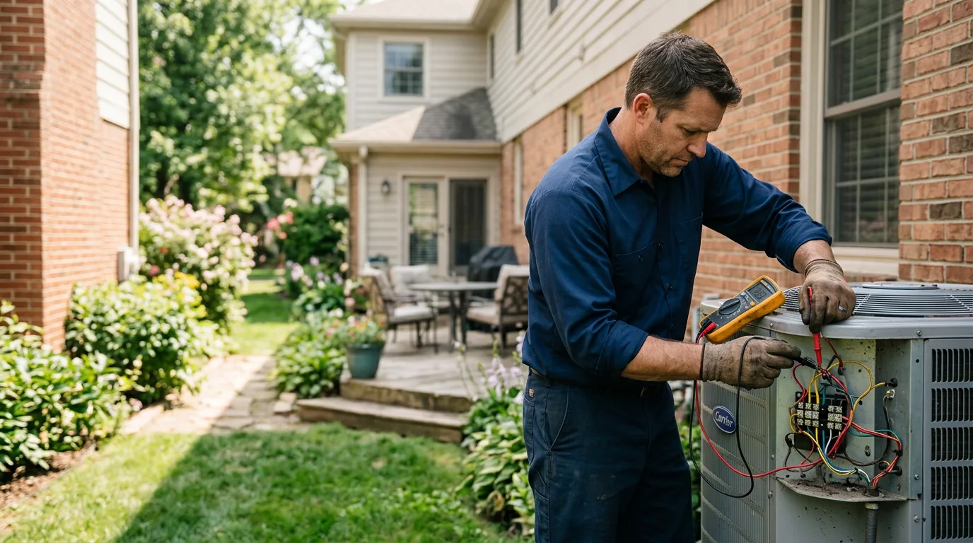 HVAC technician working near Edgerton, KS
